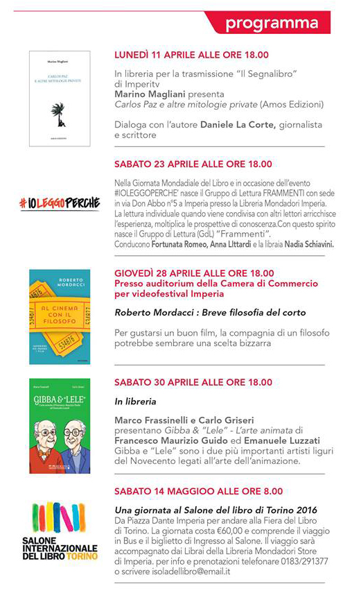 Volantino convegno "Dal Profondo"